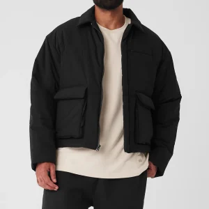Voyage Utility Cargo Jacket - Black