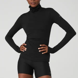 Alosoft Refine Turtleneck - Black