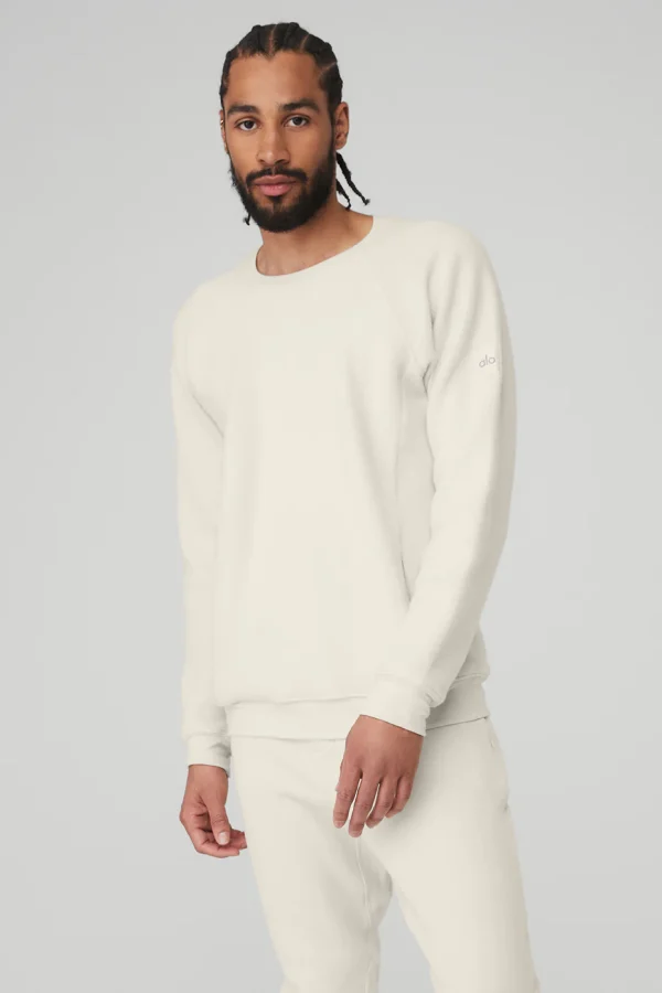 Triumph Crew Neck Sweatshirt - Bone