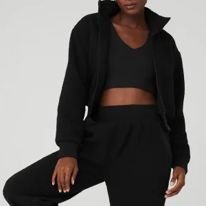 Micro Sherpa Destiny Jacket - Black