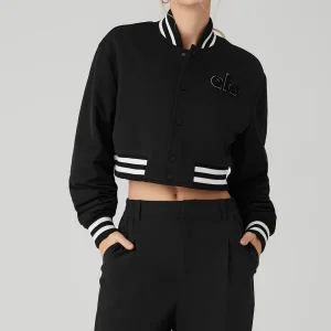 Cropped G.O.A.T Jacket - Black