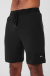 7 Micro Waffle Fast Break Short - Black