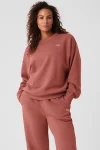 Accolade Crew Neck Pullover - Soft Terracotta