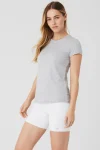 Alosoft Finesse Tee - Athletic Heather Grey