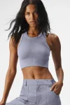 Seamless Delight High Neck Bra - Fog