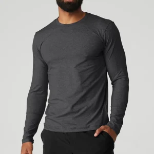 Conquer Reform Crewneck Long Sleeve - Dark Heather Grey