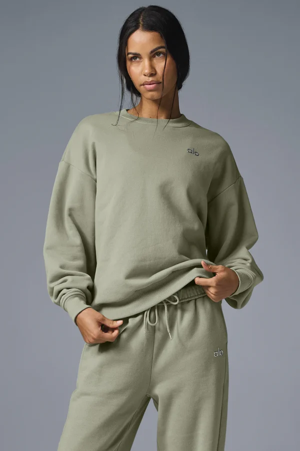 Accolade Crew Neck Pullover - Limestone