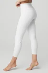 7/8 High-Waist Airbrush Legging - White