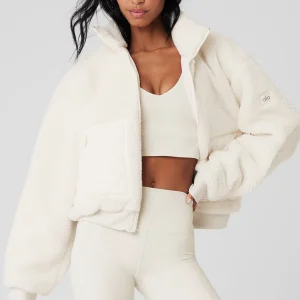 Sherpa Edge Bomber - Ivory