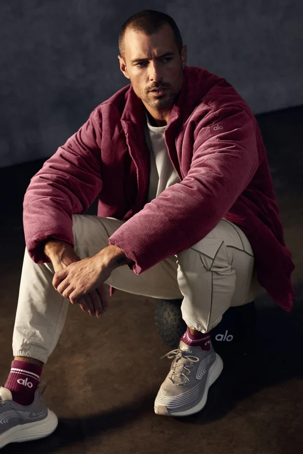 Corduroy Stage Puffer - Mars Clay