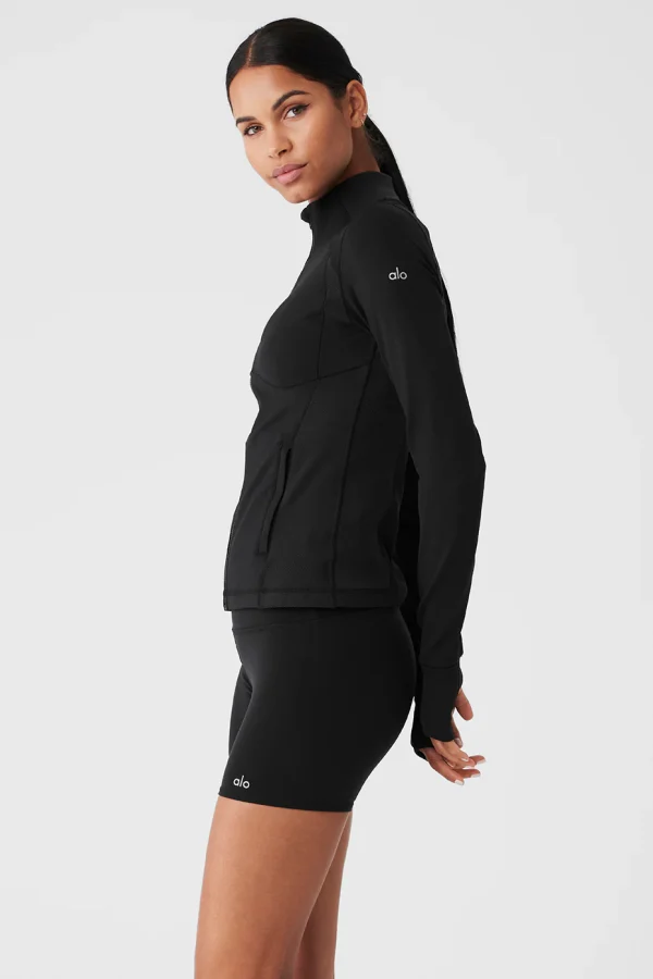 Airbrush Formation Jacket - Black