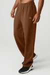 Accolade Straight Leg Sweatpant - Cinnamon Brown