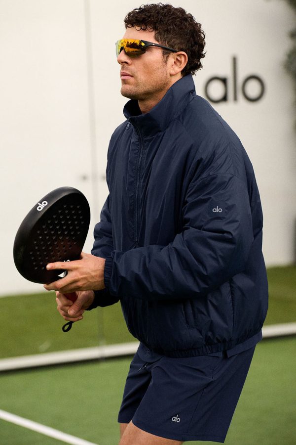 Latitude Light Weight 1/2 Zip Pullover Jacket – Navy