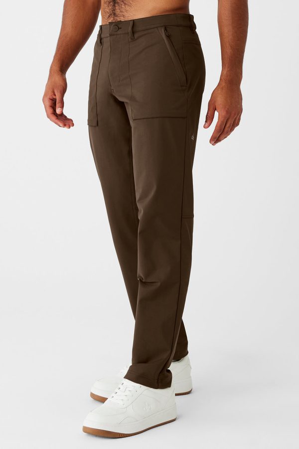 Block Pant – Espresso