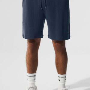 7″ Micro Waffle Fast Break Short – Navy