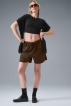 7″ Crinkle Nylon Excursion Cargo Short – Espresso