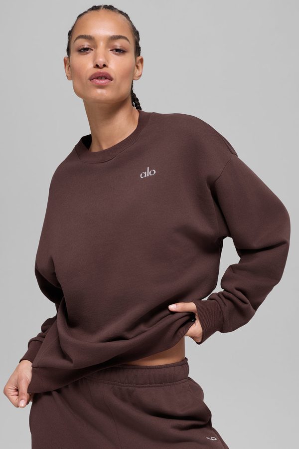 Accolade Crew Neck Pullover – Brownstone