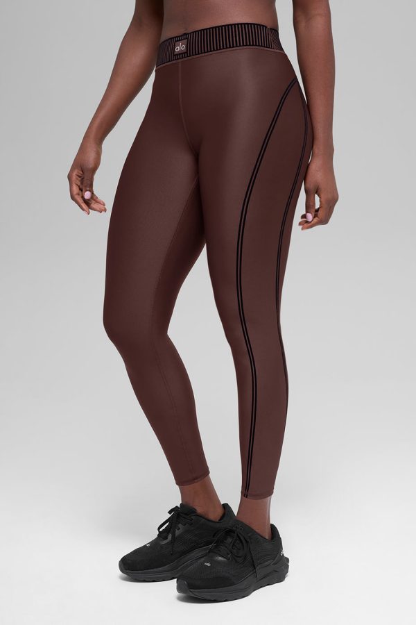 Airlift High-Waist 7/8 Line Up Legging – Brownstone