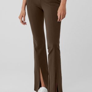 Airbrush High-Waist Flutter Legging – Espresso