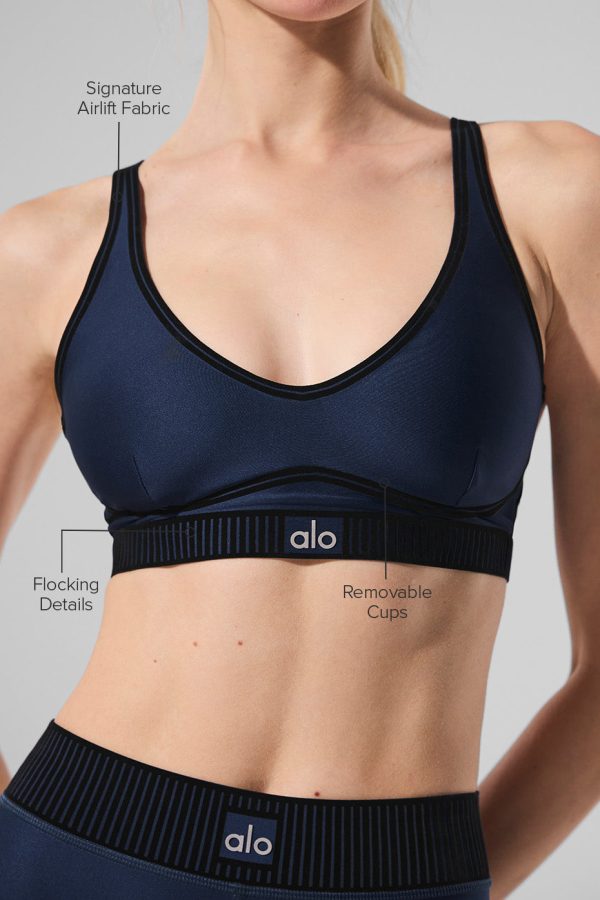 Airlift Line Up Bra – Navy