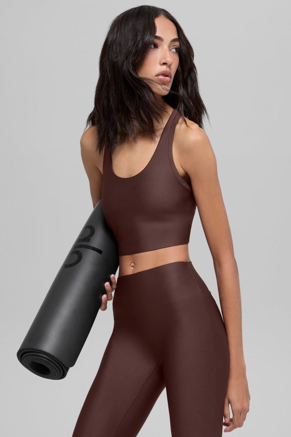 Airlift Super Sleek Bra Tank – Brownstone