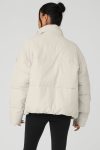 Stretch Woven Street Puffer ?C Bone