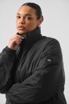 Latitude Light Weight 1/2 Zip Pullover Jacket ?C Black
