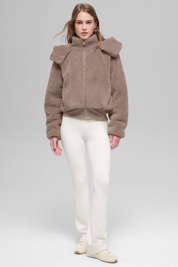 Foxy Sherpa Jacket ?C Chai Latte