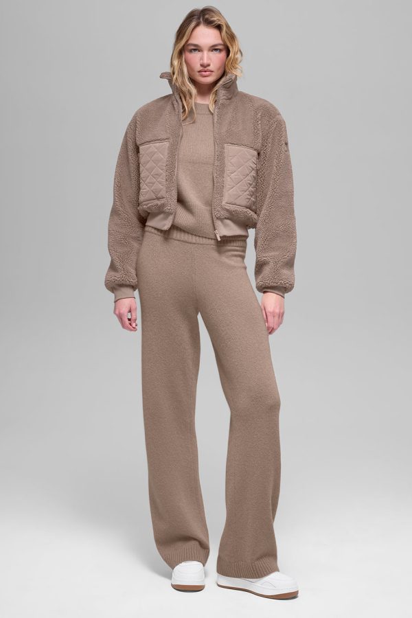 Sherpa Edge Bomber ?C Chai Latte