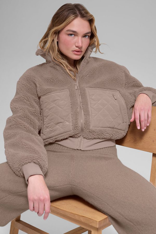 Sherpa Edge Bomber ?C Chai Latte