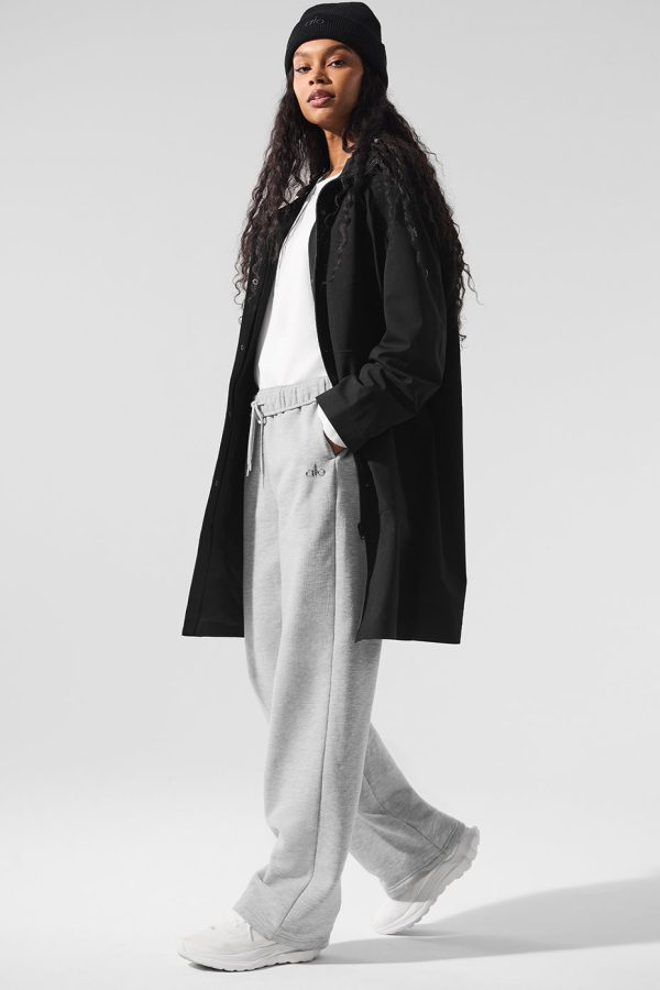 Rain Or Shine Long Coat ?C Black