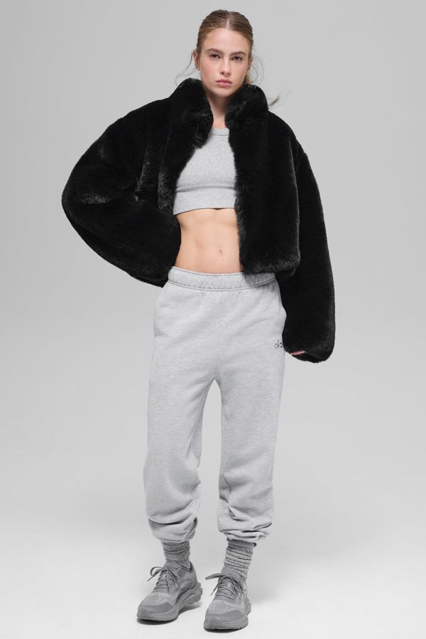 Faux Fur Allure Jacket ?C Black