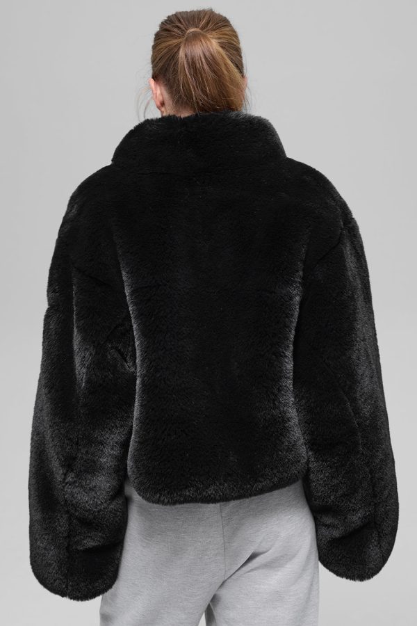 Faux Fur Allure Jacket ?C Black