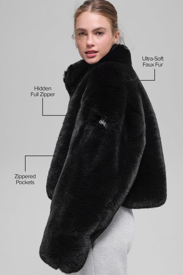 Faux Fur Allure Jacket ?C Black