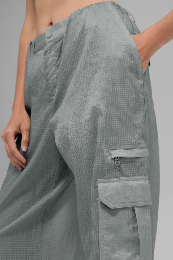 Sheer Game Time Wide Leg Jogger ?C Lunar Grey