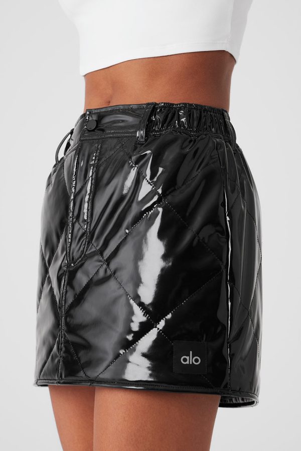 Snomoto Puffer Mini Skirt ?C Black